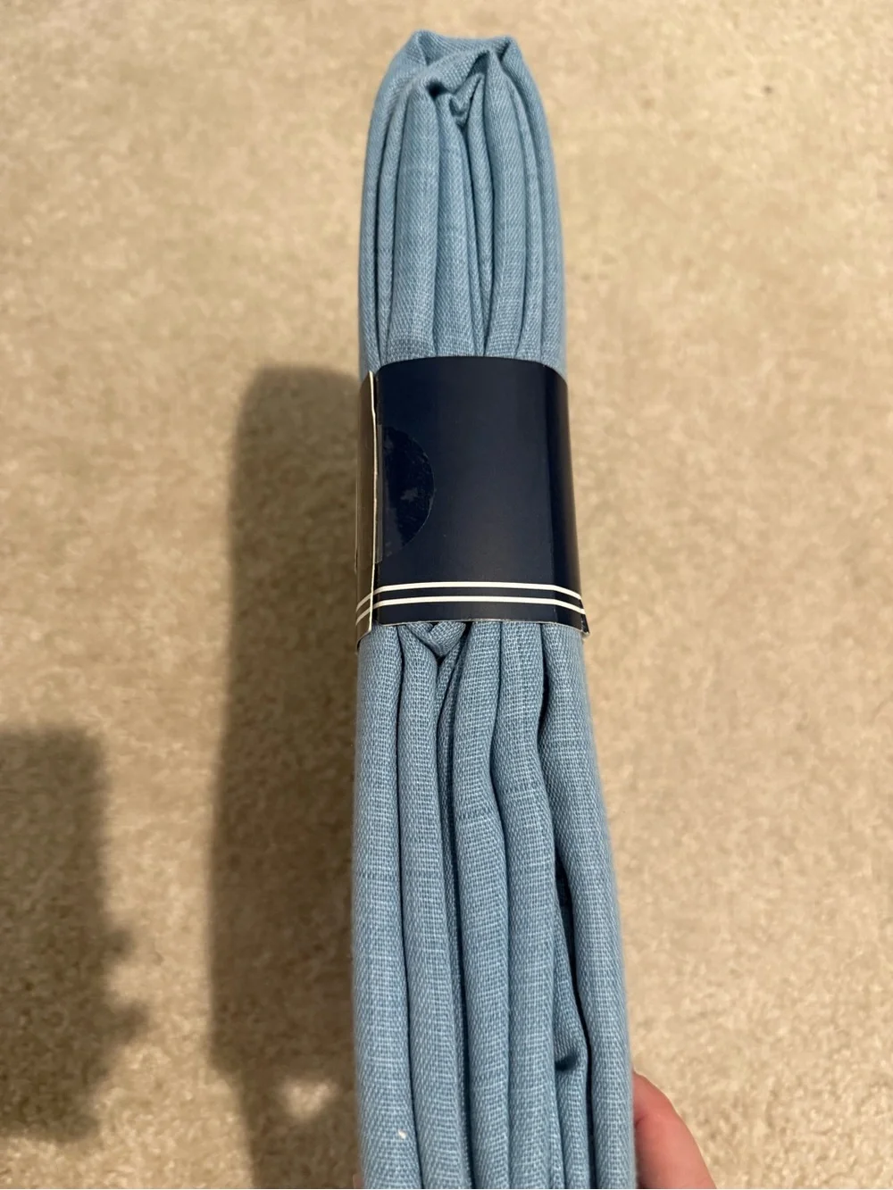 Nautica Light Blue Indoor/Outdoor Tablecloth